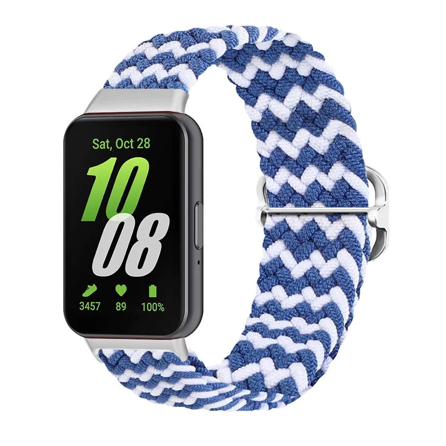 Correa de nailon para Samsung Galaxy Fit 3, pulsera trenzada ajustable, pulsera de repuesto para Samsung Fit 3 - imagen 5