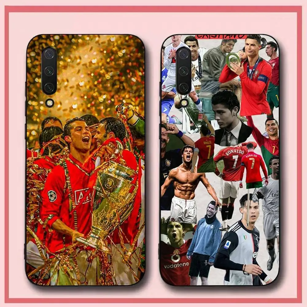 Funda de teléfono Football r-rondo Cr7 para Xiaomi Mi 5X 8 9 10 11 12 Lite Pro 10T PocoX3pro PocoM3 Note 10 Pro Lite - imagen 5