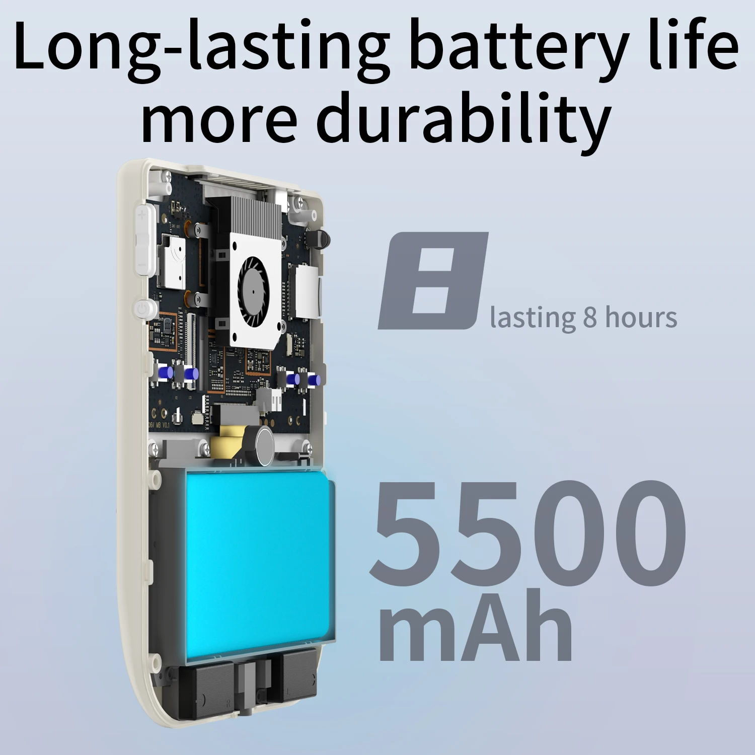 ANBERNIC-consola de juegos portátil RG406V, pantalla táctil IPS de 4 pulgadas, Android 13, Unisoc T820, reproductor de juegos de 64 bits, iluminación RGB de 5500mAh - imagen 5