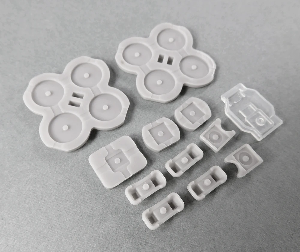 5 Juegos de piezas de repuesto adhesivas conductoras izquierda y derecha, almohadilla de botón conductora de goma para controlador de interruptor Nintendo - imagen 3