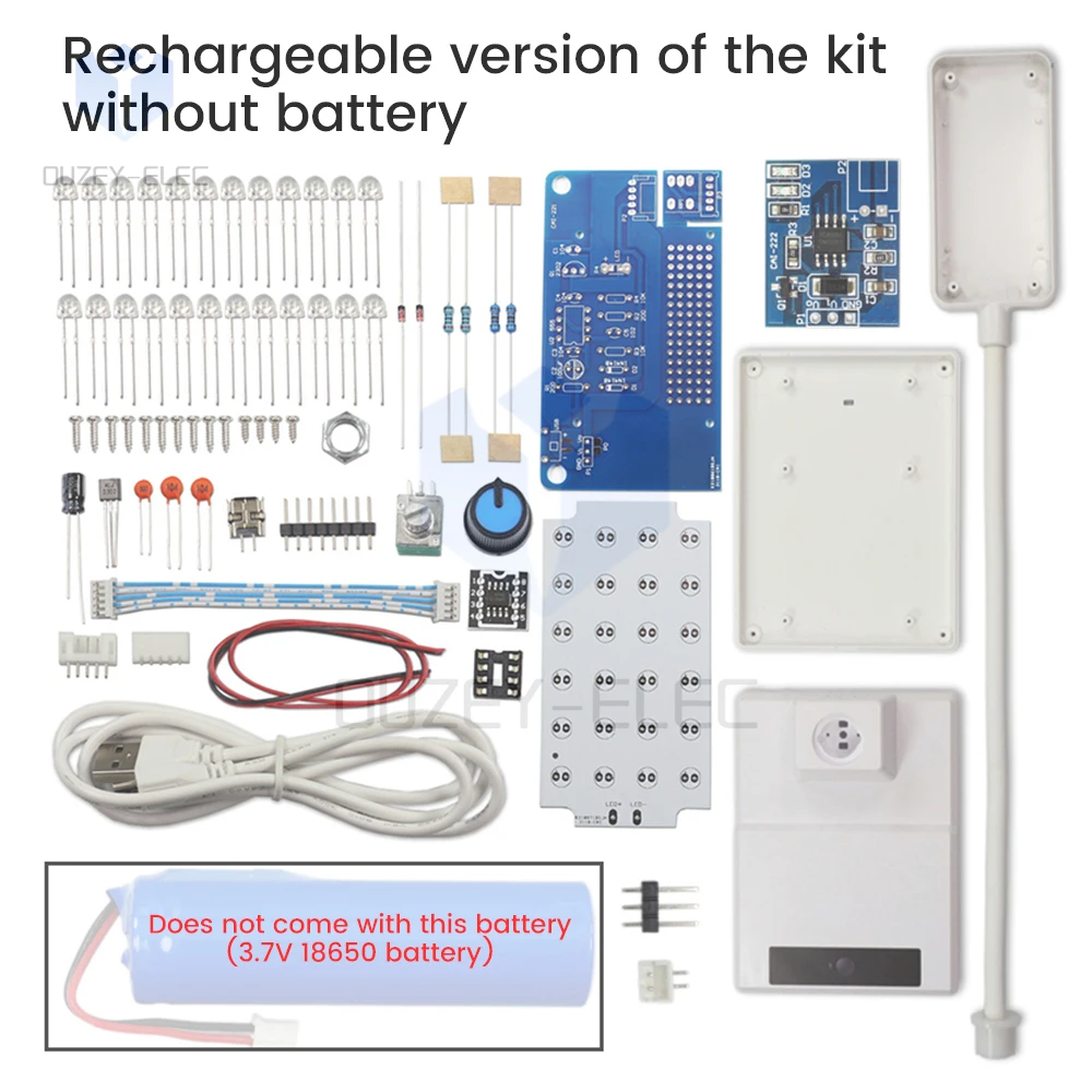 Ne555 LED lámpara de escritorio dimmer PWM circuito Asamblea DIY soldadura electrónica kit soldadura práctica habilidades para el estudiante - imagen 2