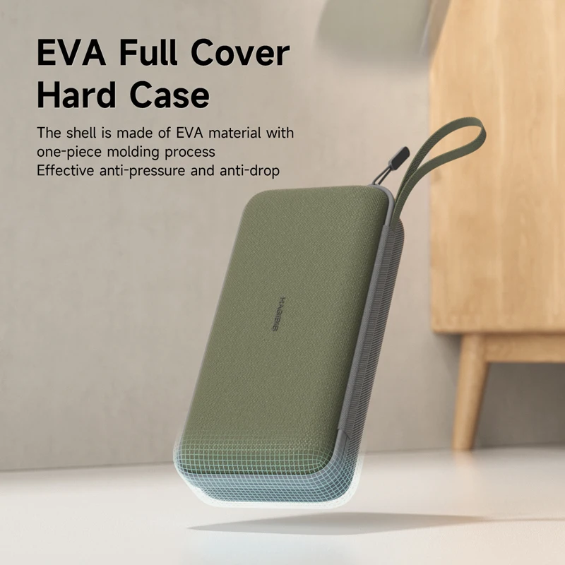 Hagibis-organizador electrónico de viaje, bolsa organizadora de cables, Estuche de transporte portátil para cargador de Cable, tarjeta SD, ratón, banco de energía - imagen 5