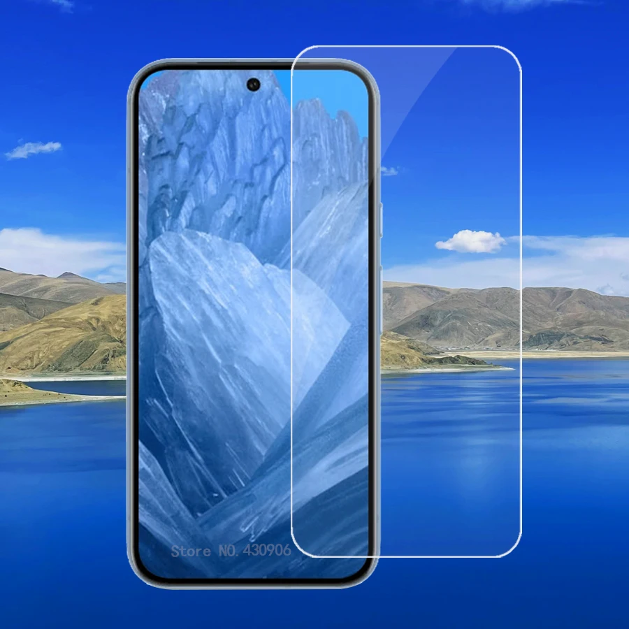 3 piezas para Pixel 9 Protector de pantalla cobertura de pantalla para Google Pixel 9 borde de película de vidrio templado transparente 9H - imagen 2