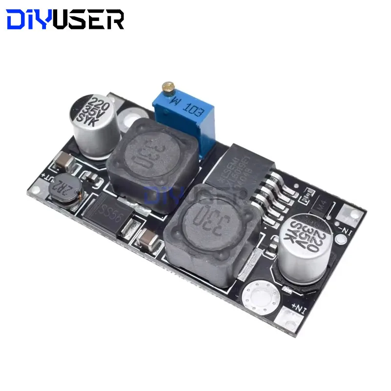 DIYUSER XL6019 (actualización XL6009) 20W 5-32V a 1,3-35V Módulo de fuente de alimentación convertidor ajustable CC-CC reductor automático - imagen 4