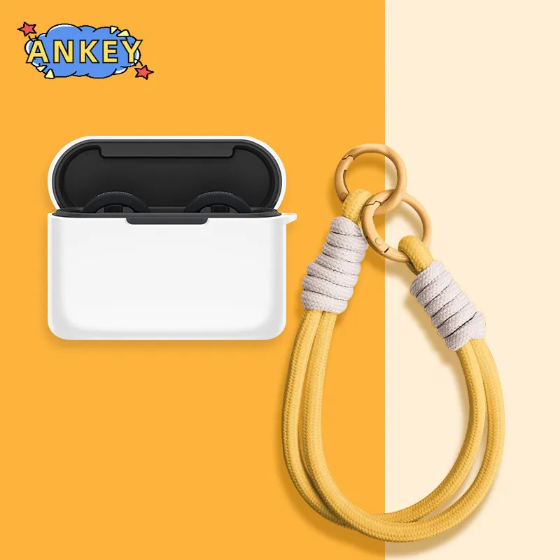 Para ROSESELSA OpenFree funda protectora de silicona suave portátil resistente a los arañazos carcasa con mosquetón cordón - imagen 4