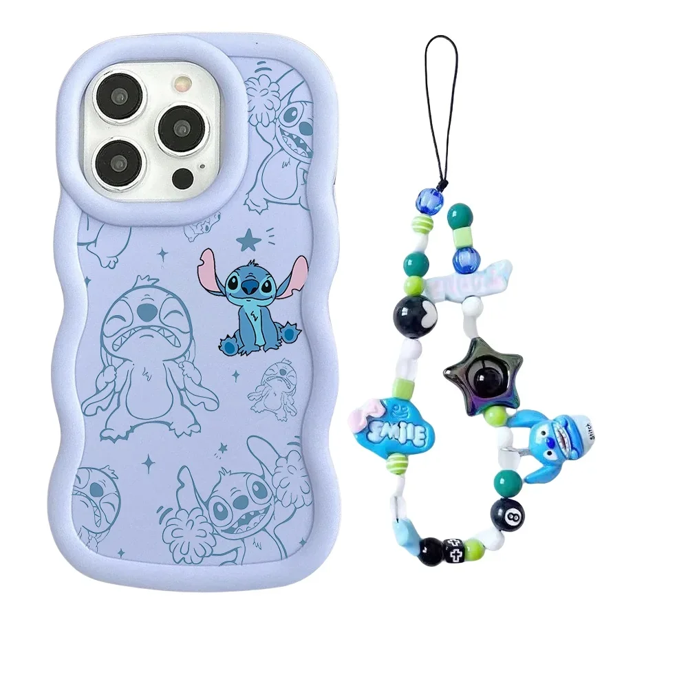 Bonita funda de cadena de pulsera de punto para Motorola G84 EDGE 60 Pro 50 Fusion 40 NEO 5G G56 G86 G75 G05 G04 G14 G55 G35 G32 G22 E14 E13 - imagen 4