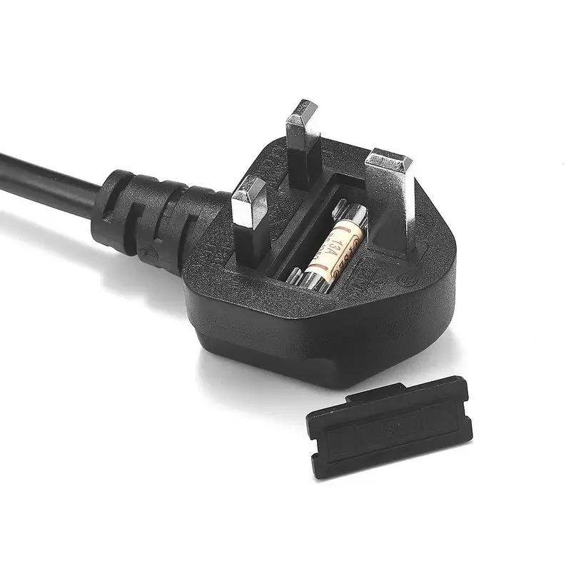 Cable de alimentación para Reino Unido y EE. UU., hervidor principal IEC C13, Cable de alimentación extensible de 1,5 m, 5 pies, 18AWG para ordenador de escritorio, Monitor, impresora 3D, TV LCD - imagen 3