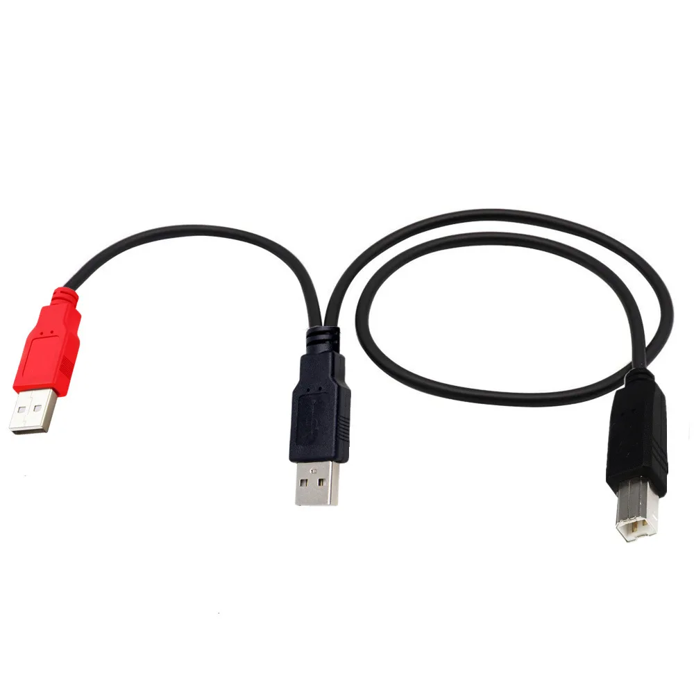Cable Datos Tipo Y Impresora Disco Duro Móvil Doble Cabezal USB - imagen 3