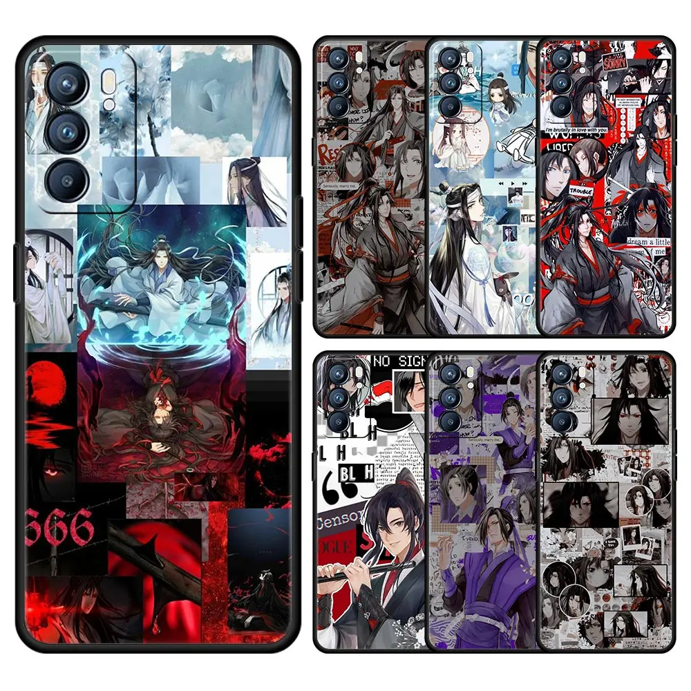 Funda de teléfono MDZS Anime Mo Dao Zu Shi para Oppo A54 Reno7 SE Reno6 Pro Plus 5G Find X5 A53 A52 A9 2020 A95 A16 A76 A74 A15