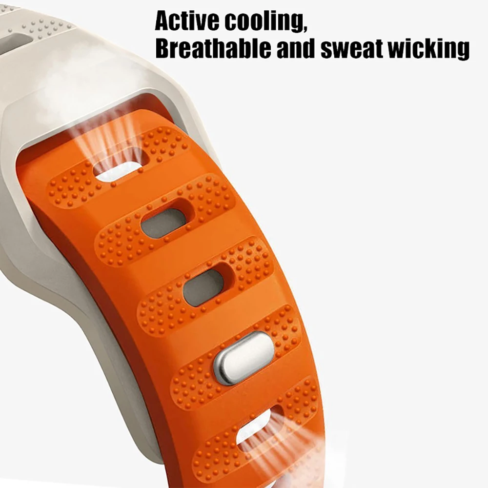 Correa deportiva de silicona transpirable para reloj Garmin Forerunner 165 Vivoactive 5 3 Venu Sq 2 245 645 Approach S12, 20mm - imagen 4