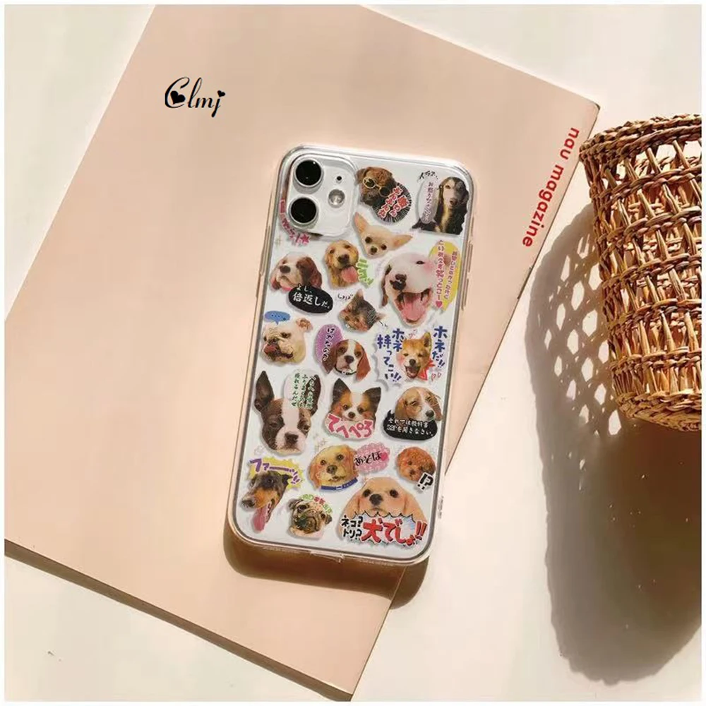 Clmj-funda de teléfono con diseño de perro y gato para Oppo A3x A3 A60 A79 A98 A78 A58 A38 A18 A57 A76 A17 A74 A94 A36, funda suave de TPU con dibujos de animales - imagen 4
