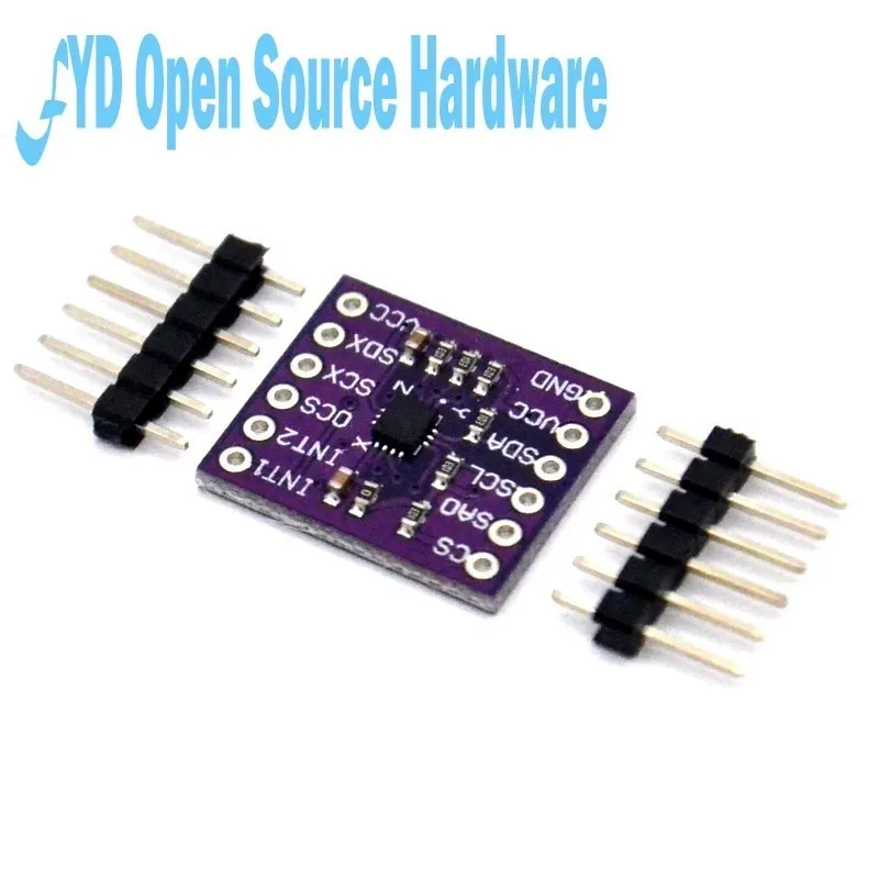 MCU-633 LSM6DSO 6DOF LSM6DSM giroscopio Sensor de actitud módulo 3D acelerómetro 3,3 V SPI IIC I2C MIPI I3C SM interfaz Serial