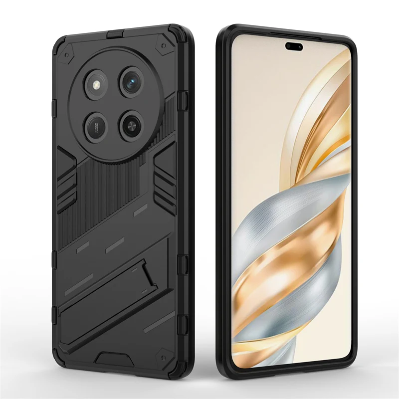 Funda de teléfono con soporte Punk Para Honor X60 Pro 5G China Celulares Shell parachoques a prueba de golpes Para Honor X60 чехол Funda Para contraportada - imagen 2