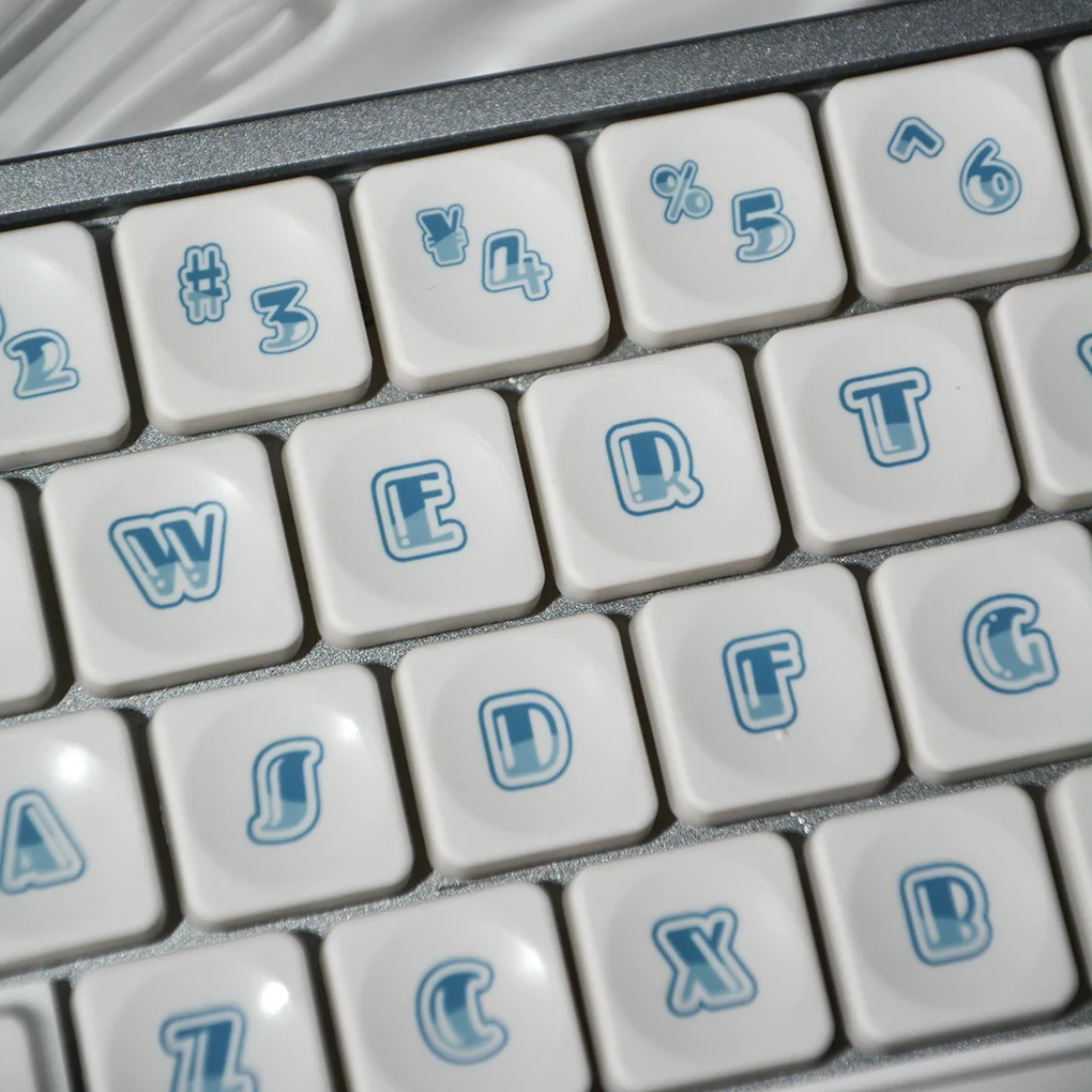 LCK - Teclas de perfil bajo con tema Sida, 18 mm x 18 mm, sublimación Pbt, teclas para teclado mecánico de eje bajo, teclas ultrafinas - imagen 5