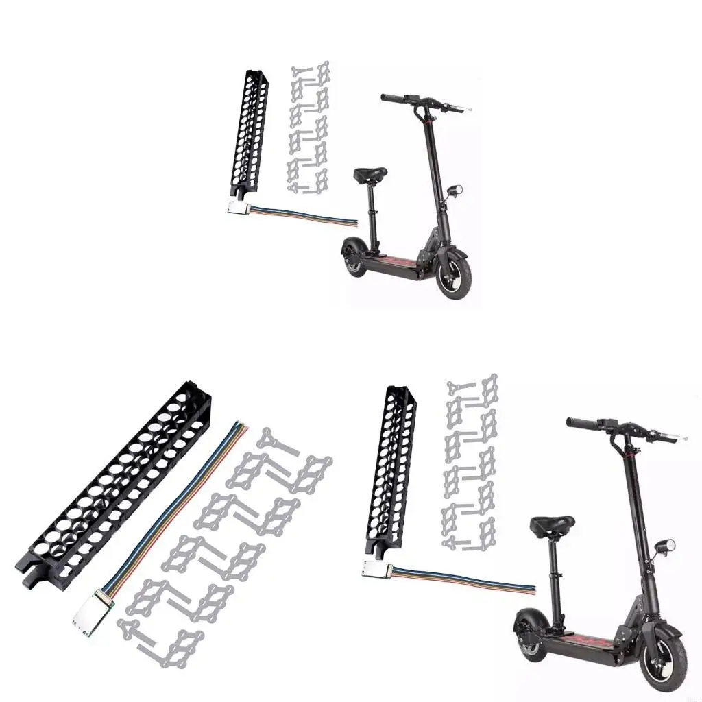 462e 10 cadena 36V 18650 soporte soporte batería Soporte celda para scooters eléctricos M365 Fuente alimentación y