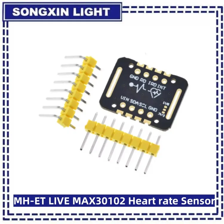 SAMIROB MH-ET LIVE MAX30102 Módulo Sensor de frecuencia cardíaca detección de pulsos prueba de concentración de oxígeno en sangre para Arduino potencia ultrabaja - imagen 2