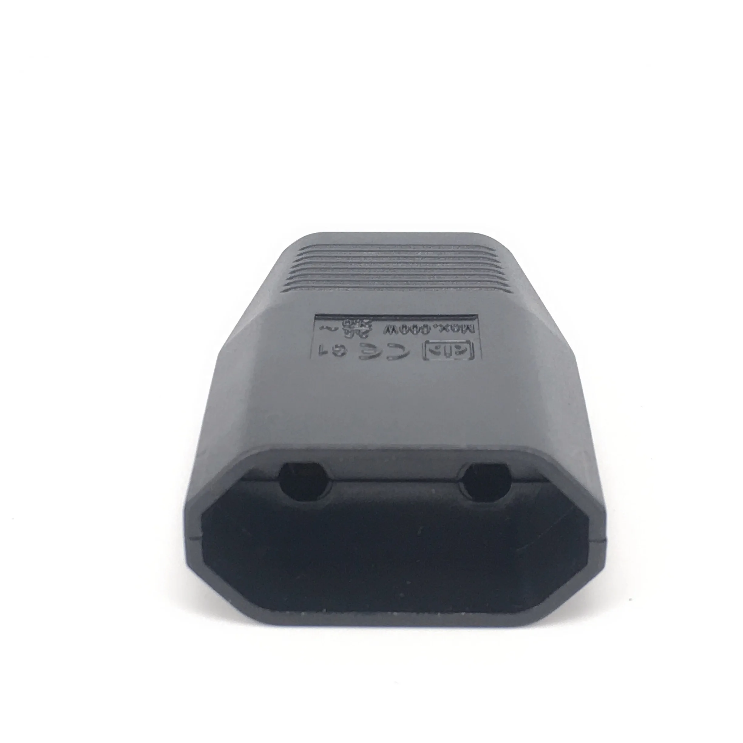 Adaptador de enchufe desmontable hembra de la UE, montaje blanco, máquina industrial con orificio madre europeo de la UE, evita el enchufe del cable de alimentación de soldadura, 1 ud. - imagen 2