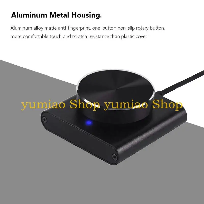 587b USB Computer PC Stuptor Volumen Control control perilla negra - imagen 5