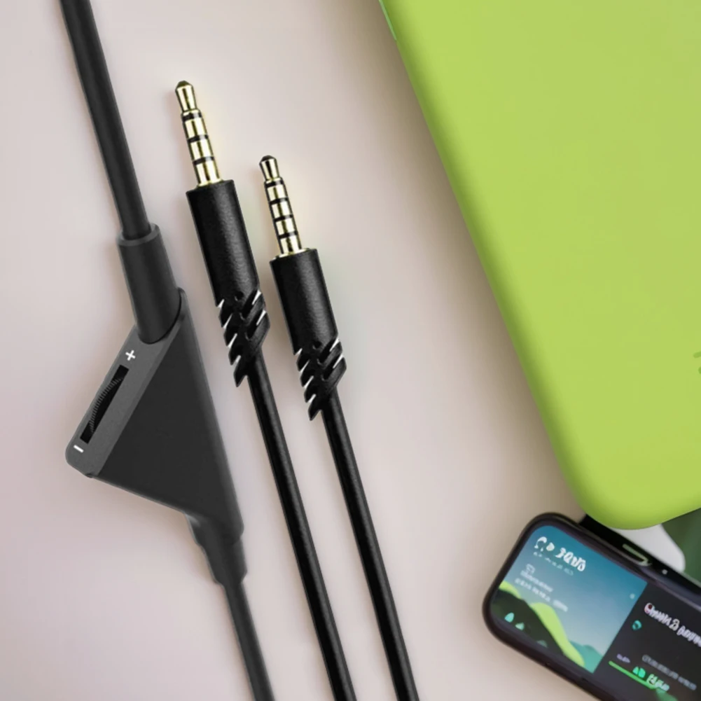 Cable de Audio de 2,0 M/6,5 pies con Control de volumen Cable de auriculares para PC PS4 Etc Cable de auriculares para auriculares Astro A10 A30 A40 A50 - imagen 3