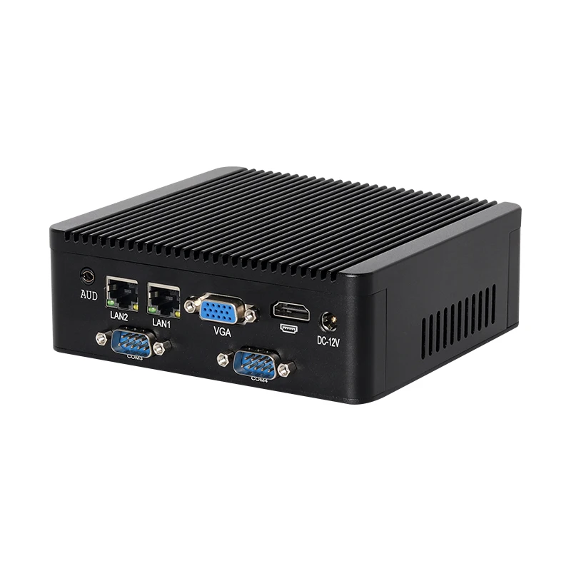 BEBEPC-Mini PC Industrial Sin ventilador, Intel Celeron N5100, DDR4, 2 LAN, 4 COM, RS232, RS485, WiFi, 4G, LTE, Windows 11/10, Linux - imagen 4