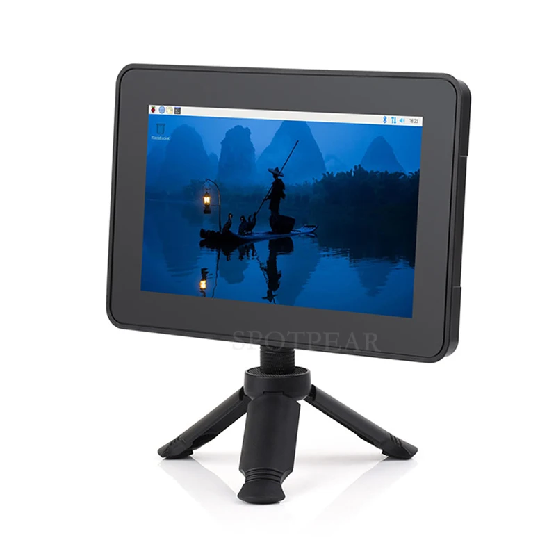 Trípode con funda Pi5 para Waveshare LCD DSI de 7 pulgadas (H) / Raspberry Pi pantalla táctil oficial 2/Waveshare 7-DSI-TOUCH-A - imagen 5