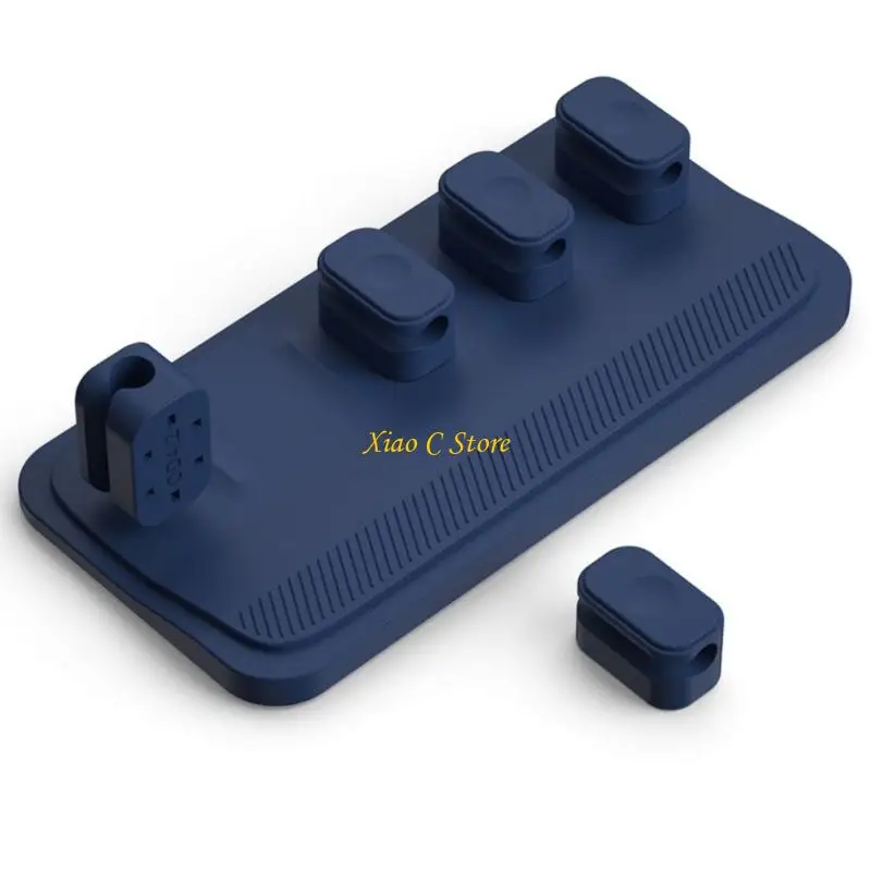 Abrazadera magnética para Cable Y1AE, soporte silicona para organización escritorio con adhesivo potente para uso en y - imagen 2