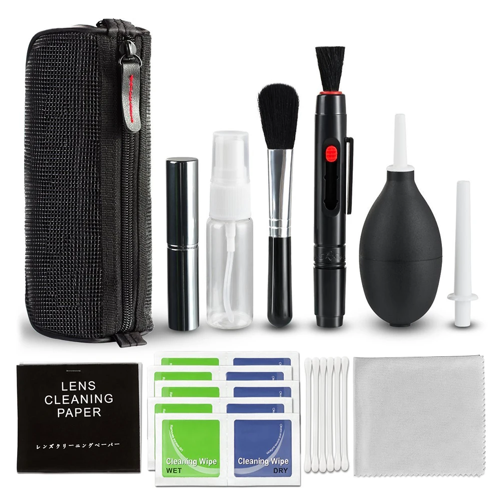 Kit de limpieza de cámara 19 en 1, lente DSLR, Kit de limpieza de Sensor de cámara Digital para cámaras Sony Fujifilm Nikon Canon SLR DV, juego de limpieza - imagen 2