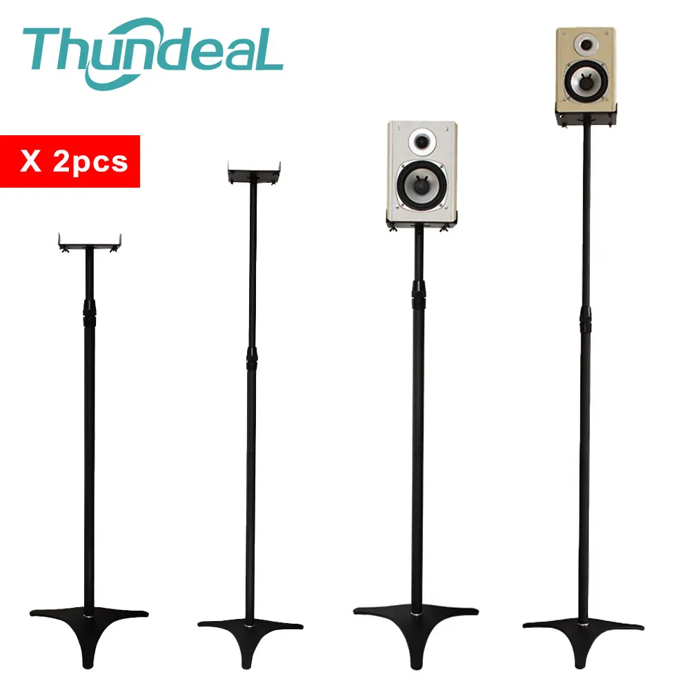 Soporte de altavoz ThundeaL de 78-145cm, 2 uds., para Samsung Q900A JBL, barra de altura ajustable, soporte de suelo Universal para altavoz - imagen 2