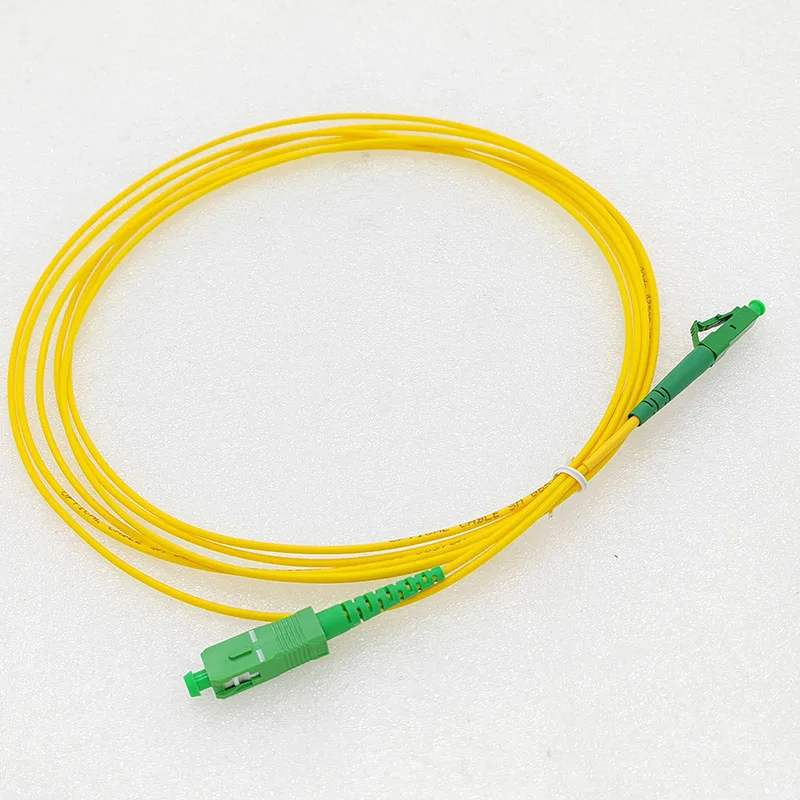 10 Uds SC APC LC APC Cable de conexión óptico puente 2,0mm Cable de fibra monomodo 3m PVC SM 1310/1550nm FTTH venta al por mayor de fábrica - imagen 3