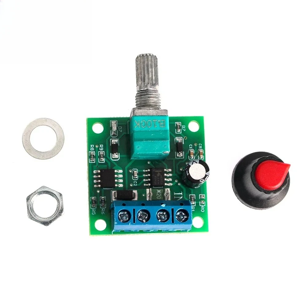 Módulo controlador de velocidad del Motor DC 1,8 V 3V 5V 6V 12V 2A PWM DC interruptor de Control de velocidad del Motor de bajo voltaje módulo de accionamiento ajustable - imagen 2