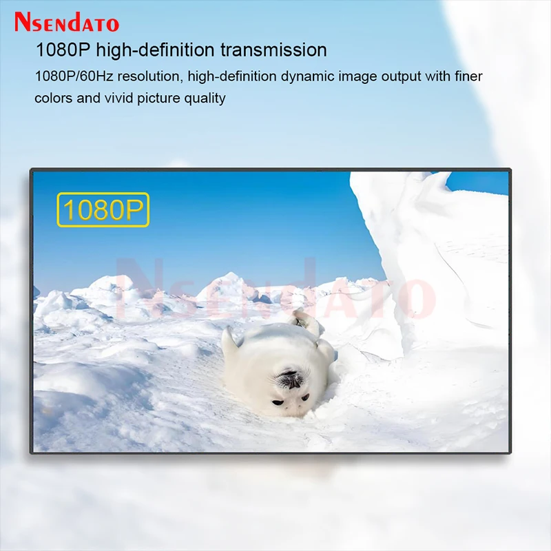 Extensor HDMI inalámbrico 500M 1080P 60Hz HDMI Audio Video transmisor y receptor Kit para Streaming DSLR portátil a proyector de TV - imagen 3