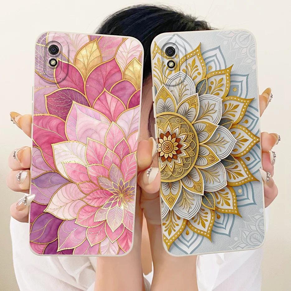 Para Xiaomi Redmi 9A funda Cool búho dragón pintado cubierta a prueba de golpes suave TPU funda de teléfono para Xiaomi Redmi 9AT Redmi9A T Fundas bolsas - imagen 2