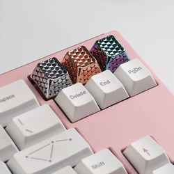 Tecla ESC Honeycomb R4 Metal Translúcida para Teclado Mecánico Gaming