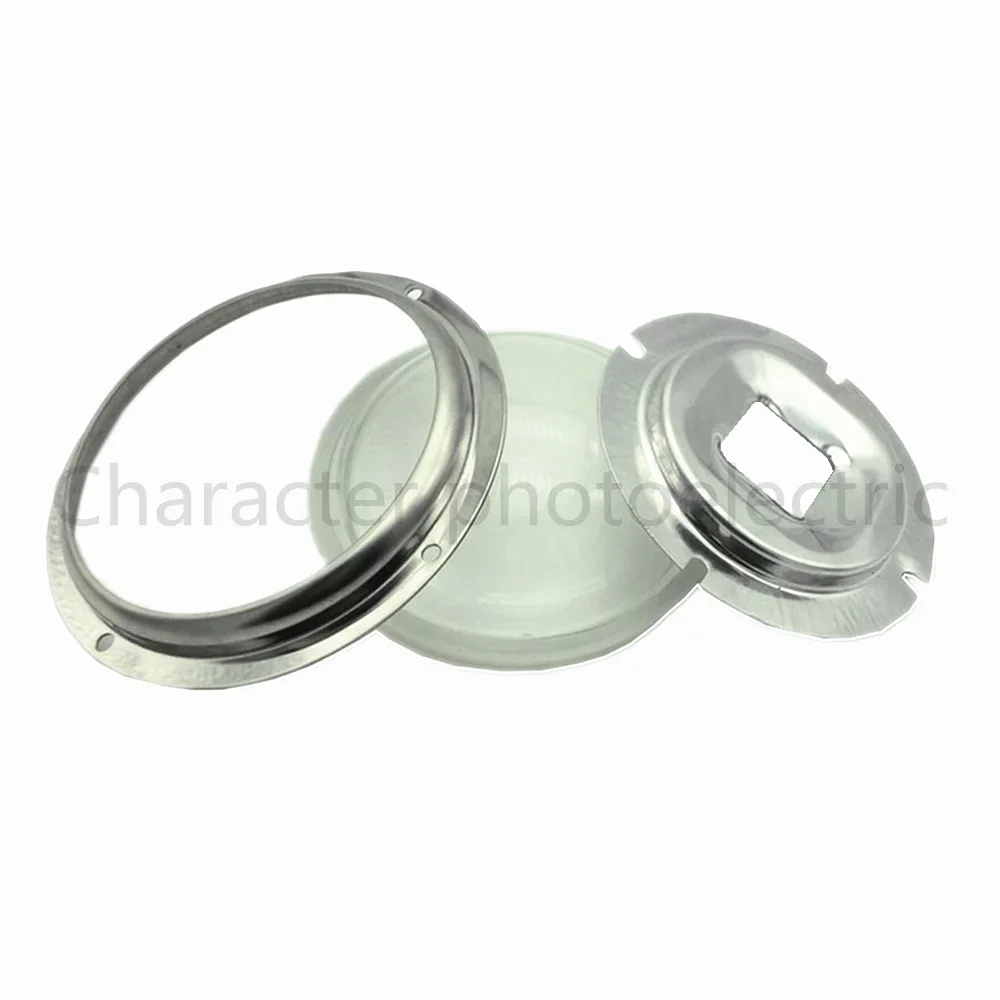 Lente cóncava impermeable de vidrio óptico de 100MM, lente LED de alta potencia 4 en 1 juegos para lámpara LED de 20W 30W 50W 100W - imagen 3