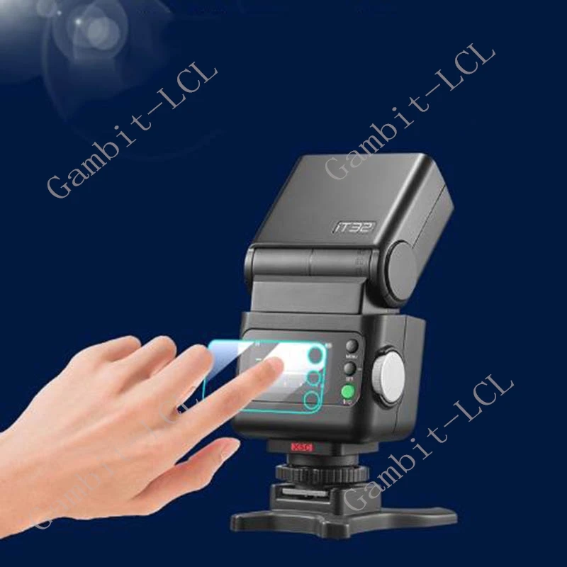 1/3 Uds 9H HD vidrio templado para Godox iT32 GodoxiT32 iFlash Flash Trigger OLED película protectora de pantalla táctil - imagen 4