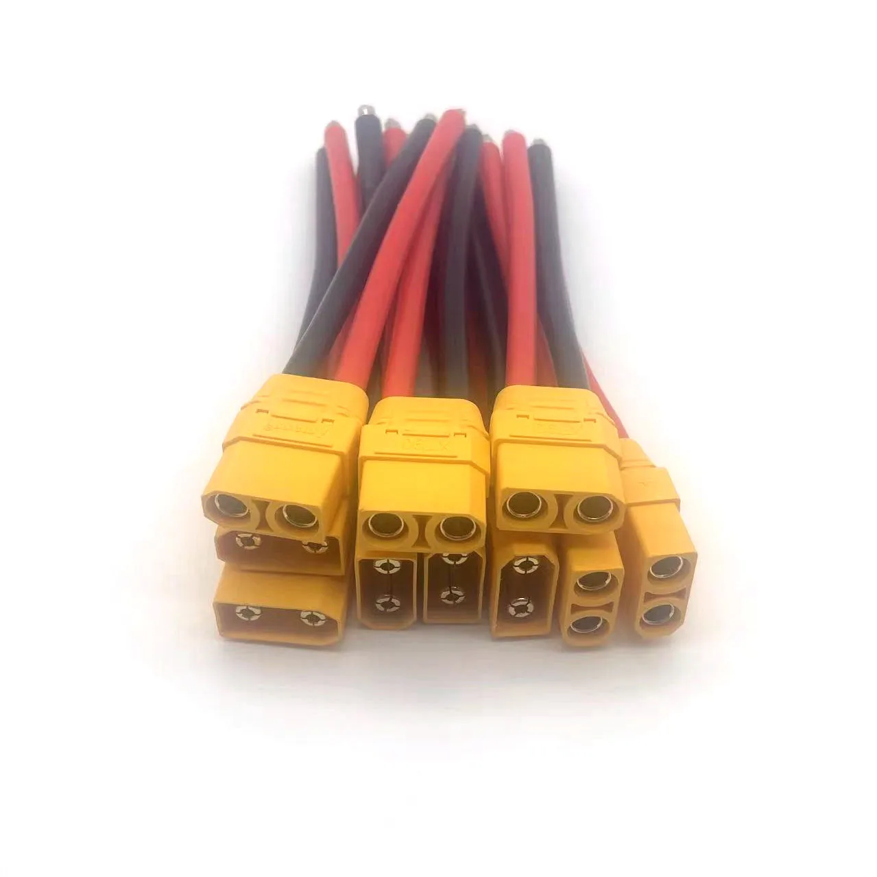 Conector macho y hembra XT90 10AWG con Cable de alambre estañado de 10/20/30/50/100cm para cargador de Dron RC Lipo, batería FPV - imagen 2