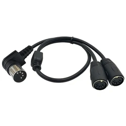 Cable MIDI 5 pines DIN macho-hembra: Audio en Y para altavoces
