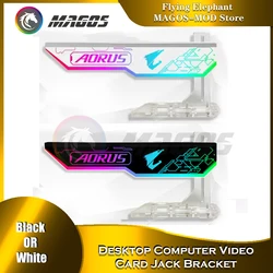 Soporte GPU Vertical ARGB Aura Sync – Compatible ASUS MSI AORUS