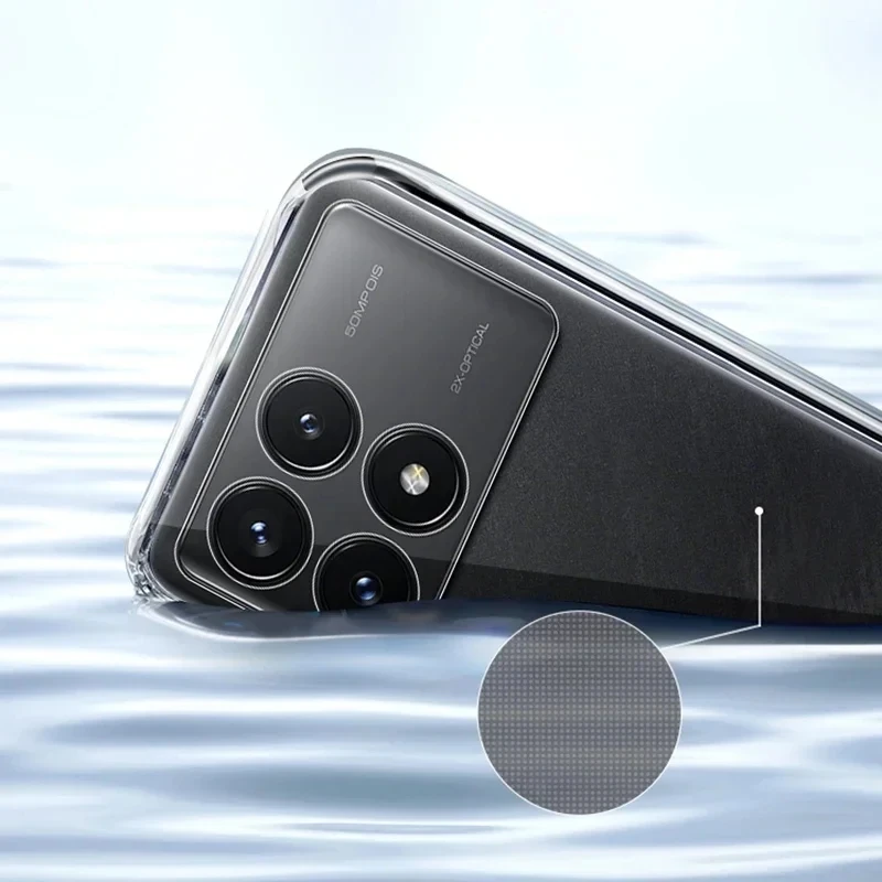 Funda de teléfono de TPU transparente y suave ultrafina para Xiaomi Redmi Note 13 Pro 4G K70E Poco X6 Pro 5G, funda transparente de silicona a prueba de golpes - imagen 2