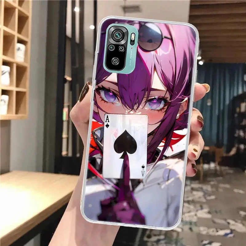 Honkai Star Rail Kafka funda de teléfono de silicona para Xiaomi Redmi 12 12C 13 13C 14C 10 10A 10C 9 9A 9C 9T 8 8A 7 7A 6 6A K70 K60 K20 K4 - imagen 2