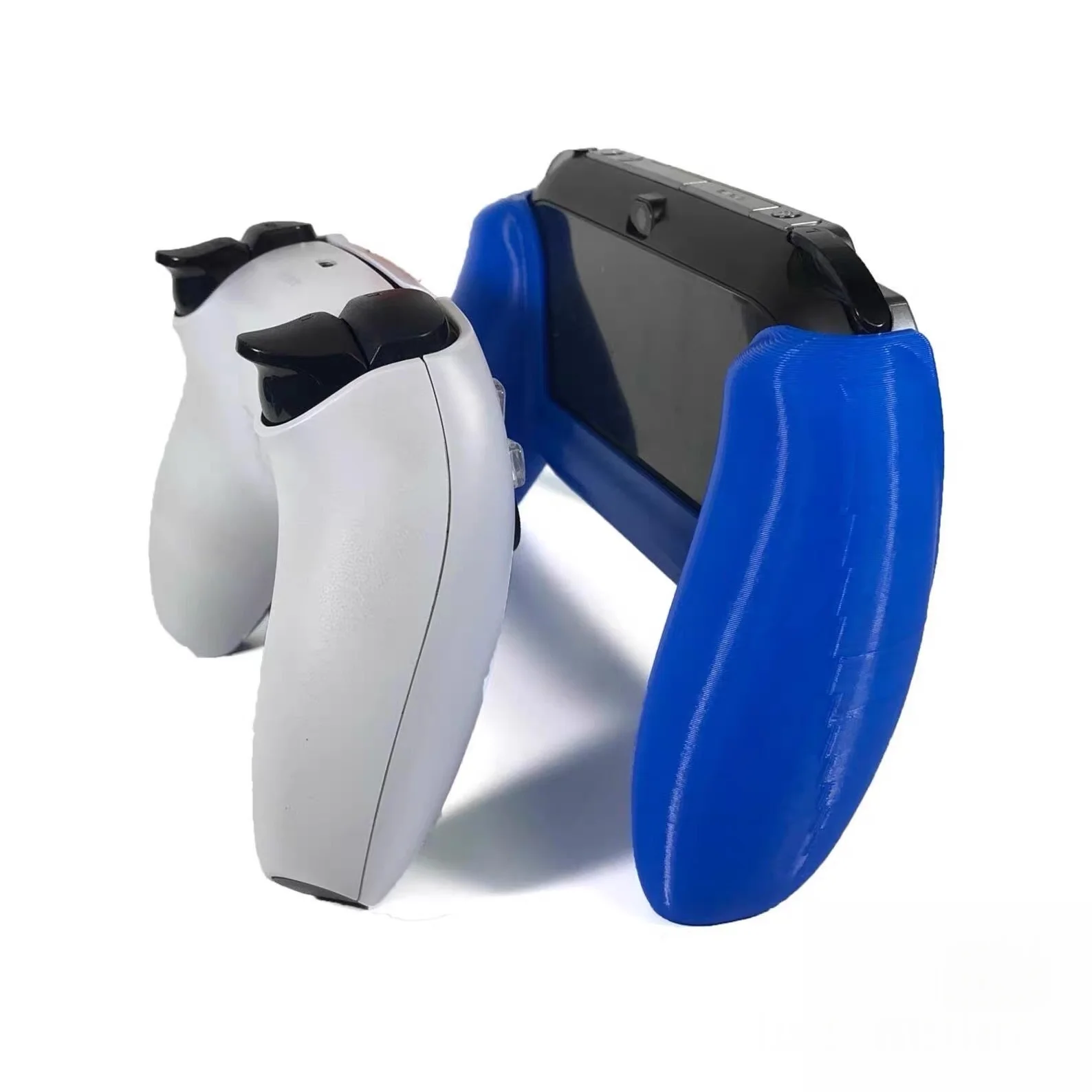 Para empuñadura de controlador PS Vita impresa en 3D - Compatible con PSV1000/2000, blanco, ergonómico para sesiones largas