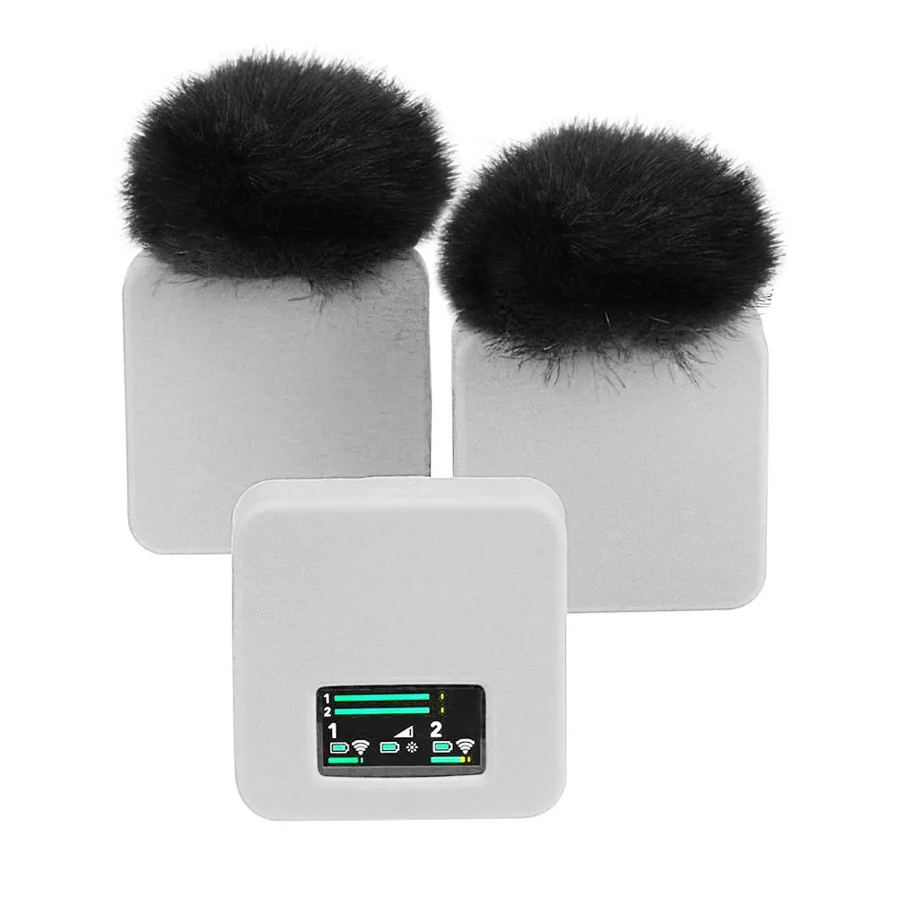 Funda protectora de silicona para micrófono, cubierta protectora portátil antiarañazos para RODE Wireless Go II, 3 piezas - imagen 3