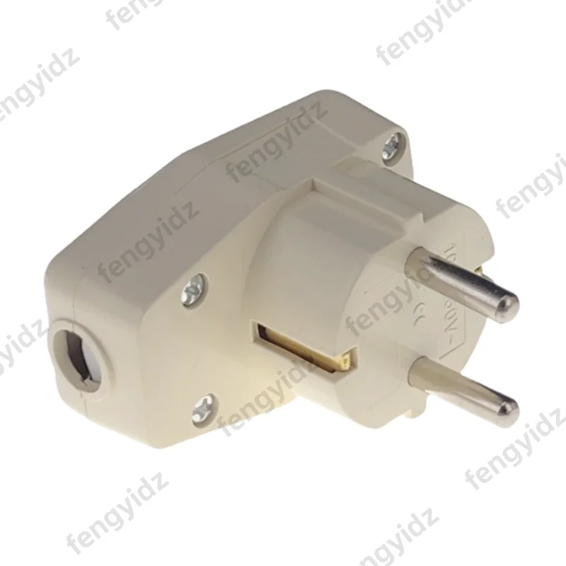 3 uds enchufe Schuko enchufe de alimentación recargable con interruptor estándar alemán 250V UE adaptador de enchufe eléctrico Schuko conector de cableado - imagen 3