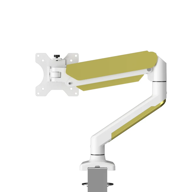 Soporte de brazo para monitor de escritorio HILLPORT - Soporte con resorte de gas de 14-34", soporte para monitores y televisores LCD/LED, giratorio/inclinación/rotación M1 - imagen 2