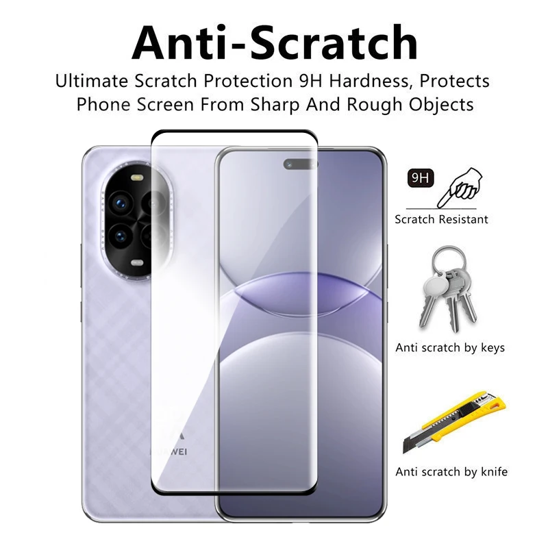 Para Huawei Nova 13 Pro vidrio para Huawei Nova 13 Pro vidrio templado cubierta completa Protector de pantalla curvo 3D para película Nova 13 Pro - imagen 5