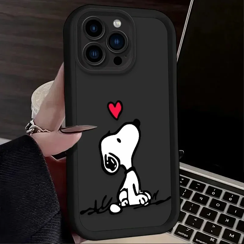 Funda de teléfono de silicona suave con bonito diseño de Snoopy para Oneplus 12 12R 11 11R 10R 8T One Plus NORD CE 2 3 4 LITE 5G, funda a prueba de golpes - imagen 3