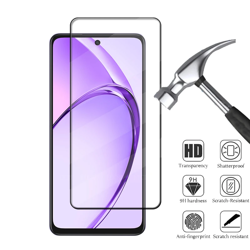 4 Uds para OPPO A40 vidrio OPPO A40 A 40 vidrio templado HD 9H protección de teléfono pegamento de cubierta completa para Protector de pantalla OPPO A40 6,67" - imagen 3