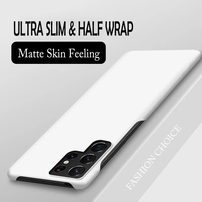 PC dura para Samsung S25 S24 S23 S22 funda Ultra a prueba de golpes funda mate delgada para Samsung S22 S23 S24 S25 Plus fundas de medio envoltura - imagen 5
