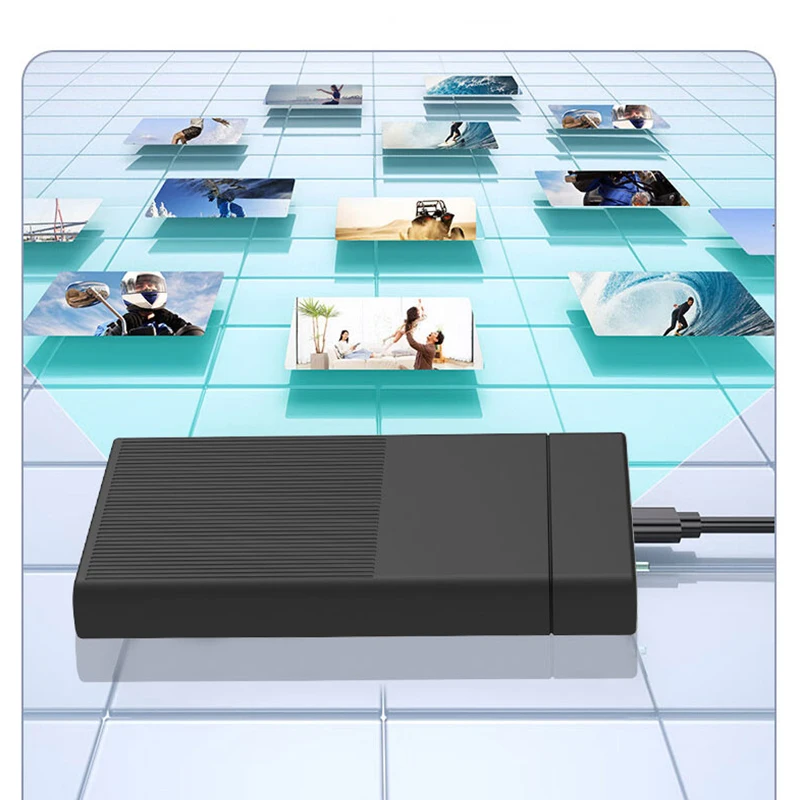 UTHAI carcasa de disco duro mecánico de 2,5 pulgadas portátil externo USB3.0/USB3.1 5Gbps a SATA caja de disco duro de computadora para portátil - imagen 3