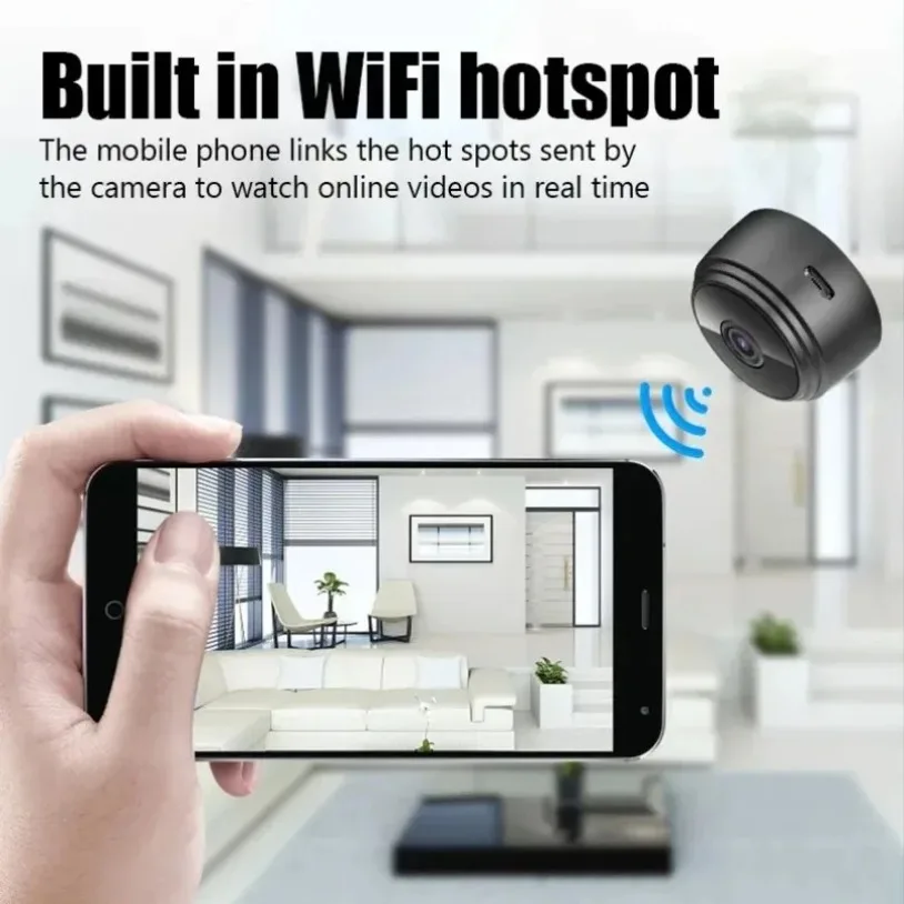 A9 WiFi monitoreo inalámbrico Mini cámara protección de seguridad Monitor remoto videocámaras videovigilancia hogar inteligente - imagen 5